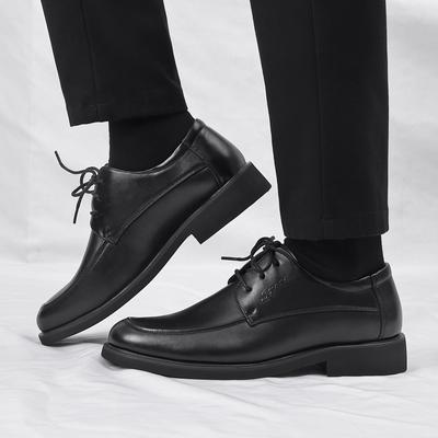 Chaussures en cuir décontractées pour hommes à la mode Style minimaliste Tendance Quotidien bureau loisirs affaires fête Classique Noir chaussures pour adultes 38-48