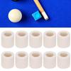 40pcs Fiber Billiards Stick Pool Cue Ferrules Tubes Replacement Parts Repair Accessories 13MM 0.5in