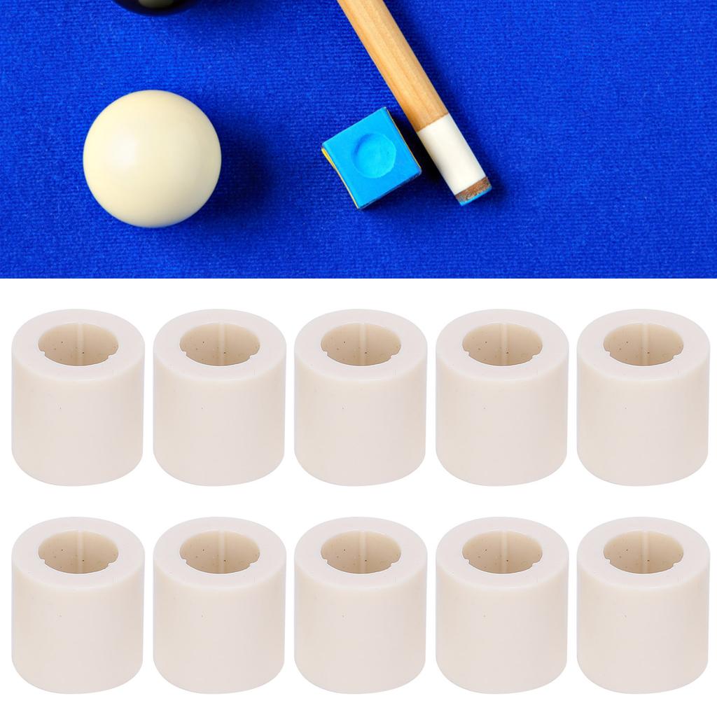 40pcs Fiber Billiards Stick Pool Cue Ferrules Tubes Replacement Parts Repair Accessories 13MM 0.5in