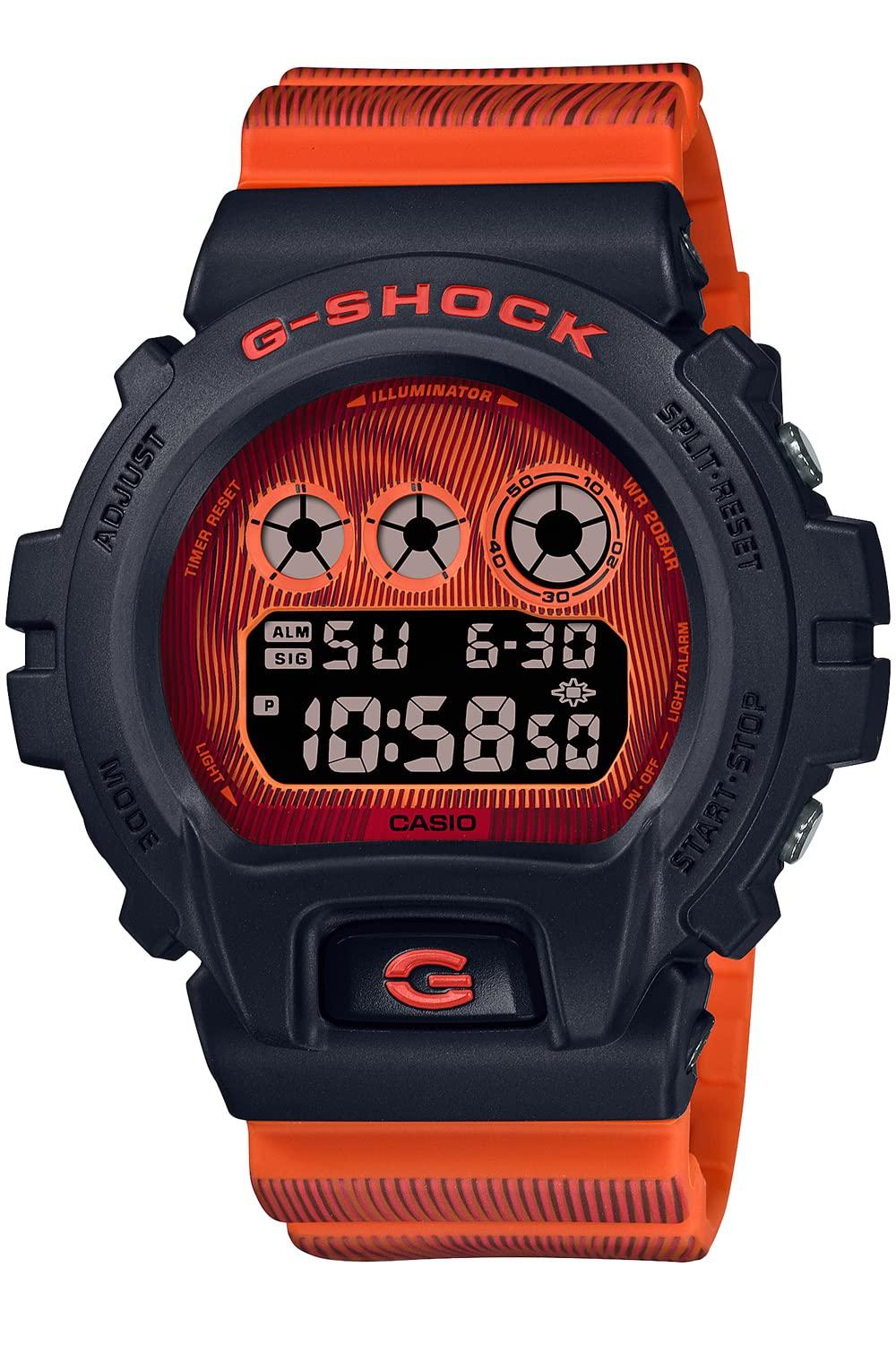 Часы Casio G-Shock, Серия Time Distortion, DW-6900TD-4JF, Мужские, Мультиколор, Эксклюзив для Интернета