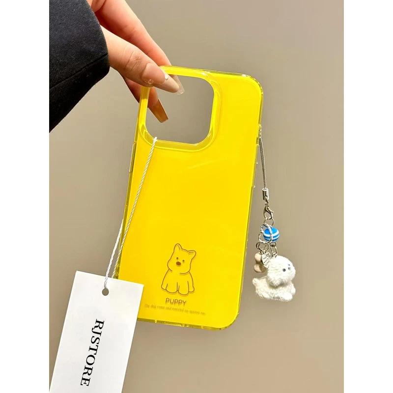 

Single Layer Minimalist Western Highlands for Apple 16pro Phone Case New for IPhone 15promax Cartoon 13 For Apple 6