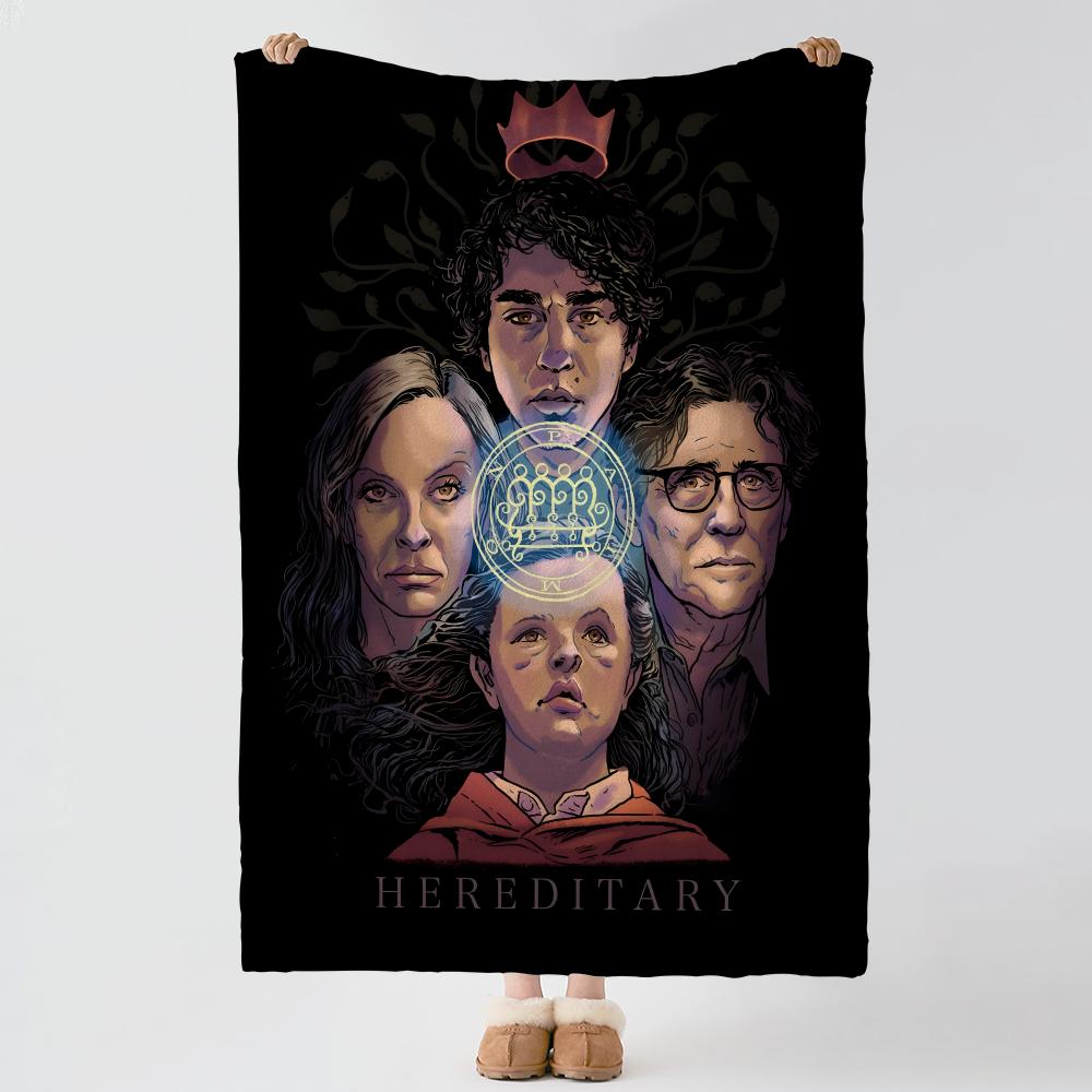 movie H-Hereditary-Y Throw Thick Comfort Flannel Quilt, Multi-scene Use Indoor Outdoor Daily Nap