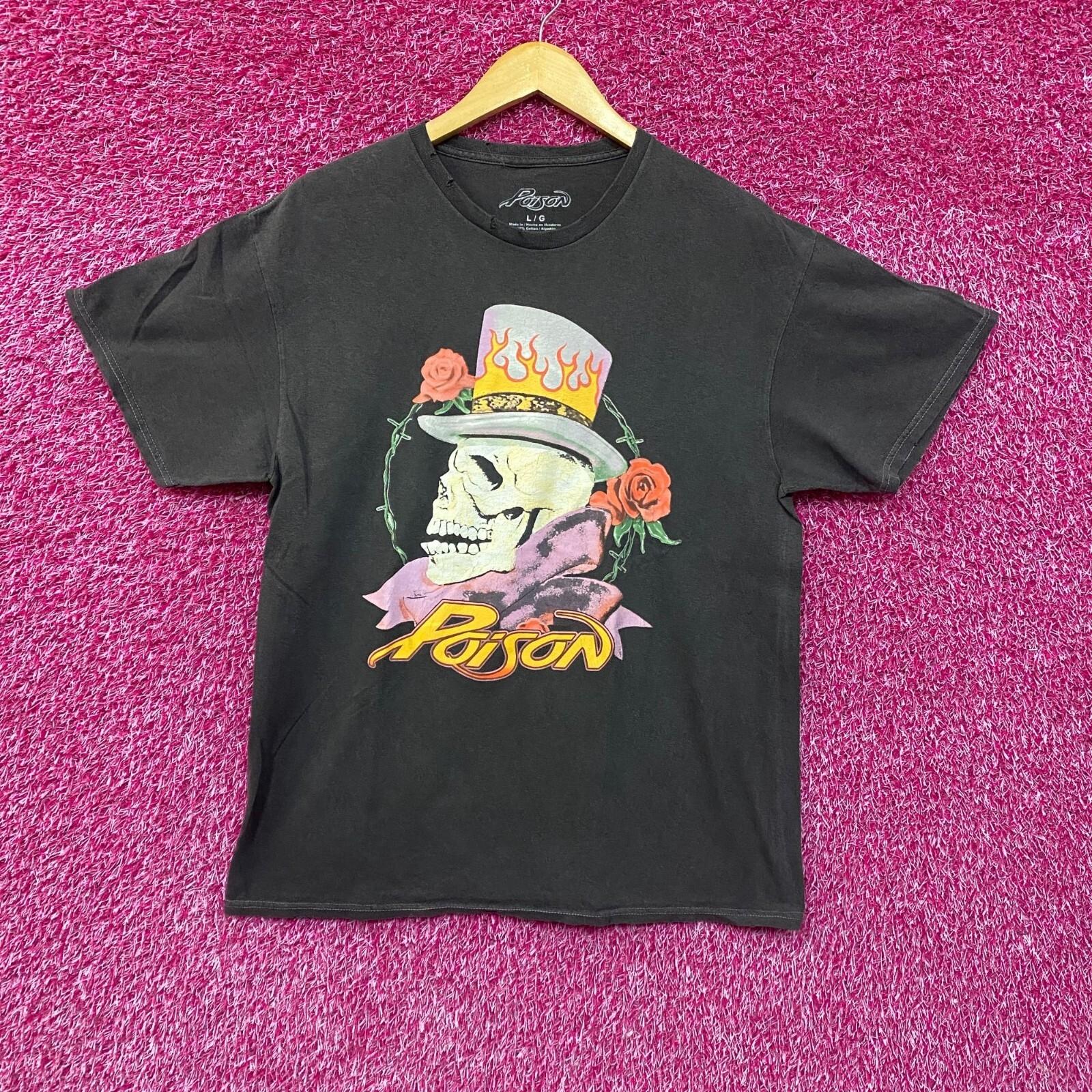 

Poison Flesh Blood Tattoo Heavy Metal Band Tee Large XXXXL