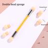 Gradient Shading Pen Double-ended Nail Art Painting Accessories Nail Dotting Brush Sponge Head Rhinestones Handle Nail Art Brush