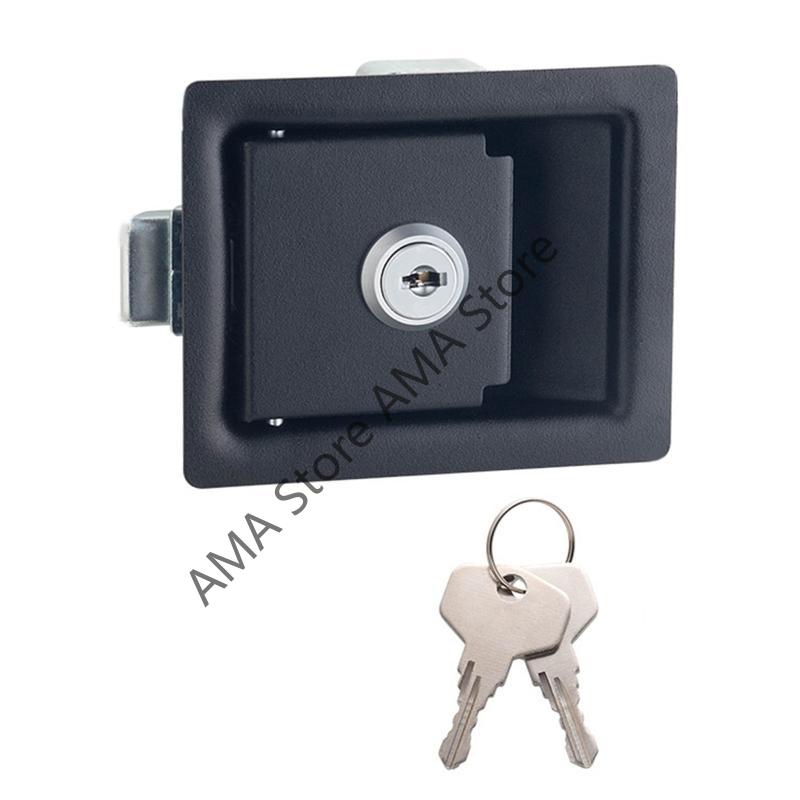 

1 Piece Marine Yacht RV Accessories Rv Car Paddle Entry Door Lock Latch Handle Knob Camper-Trailer Pull Type Panel Door Lock