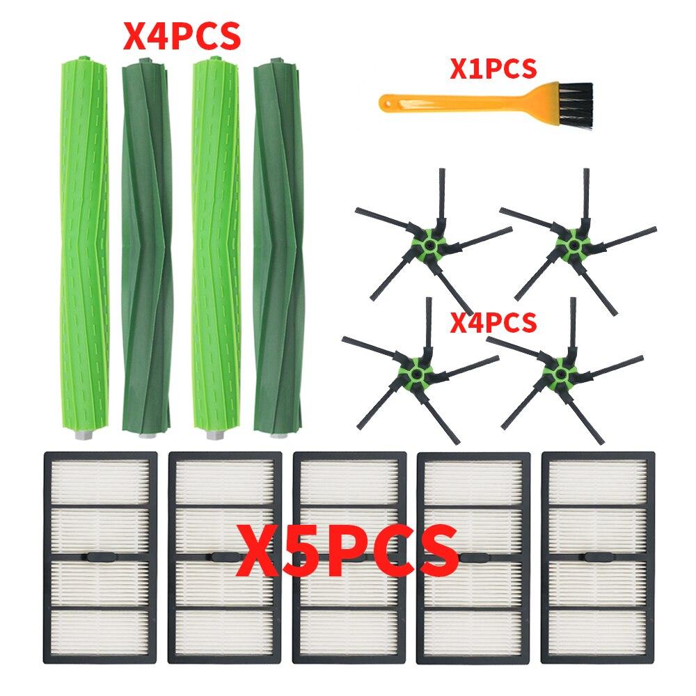 Filters Side Brushes Roller Brush for iRobot Roomba S9 (9150), S9+ (9550) Robot Vacuum Cleaner Accessories Replacement Parts Kit