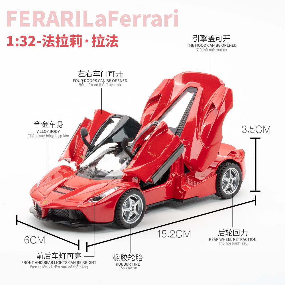 1:32 Ferrari Laferrari Toy Alloy Car Diecasts & Toy Vehicles Car Model Miniature Scale Model Car Toys For Children