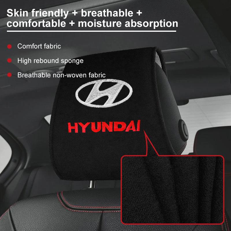 Car Seat Back Headrest Pillow Storage Bag Dustproof Cover For Hyundai I30 Tucson Veloster Kona I10 I35 Elantra Santa Fe Gadget