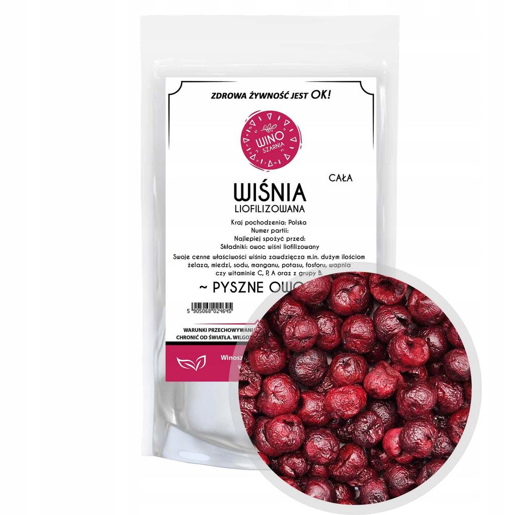 Whole Freeze-dried Cherry Delicious Fruit - 100g