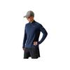 Anta Running Series Solid Color Long Sleeve T-Shirt Men Tops Midnight-Blue 952435402-6