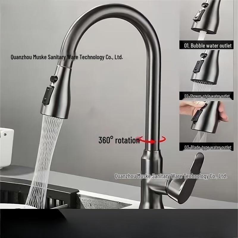 TLXT Pull-Out Kitchen Faucet