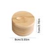 Seasoning Container Storage JarSalt Box Condiment Sesame Bottle BBQ Cooking Herbs Organizer Kitchen Wooden Tool