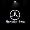 GDX2  2pcs Car Door Welcome Light Logo Emblem For Mercedes Benz A C E GLC GLA GLE GLB Class W177 W205 W212 W213 X253 X156 W166 X247