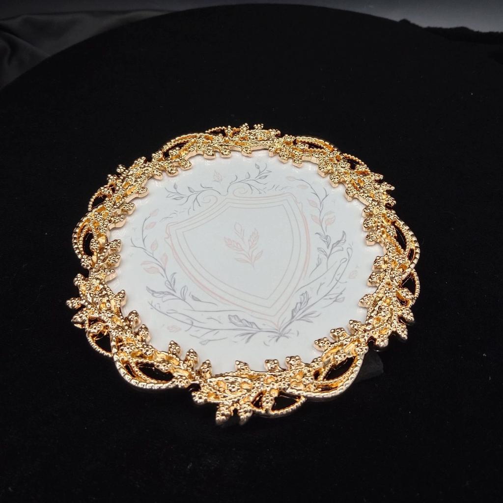 WTEMPO Simple Circular Photo Frame Home Decoration Ornament Photo Frame DIY Picture Frame Living Room Decoration Resin Handicraft Ornament