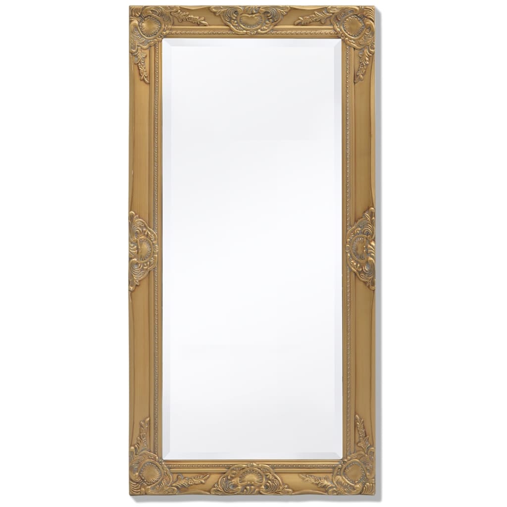 Vidaxl Baroque Style Wall Mirror 100X50 Cm, Gold
