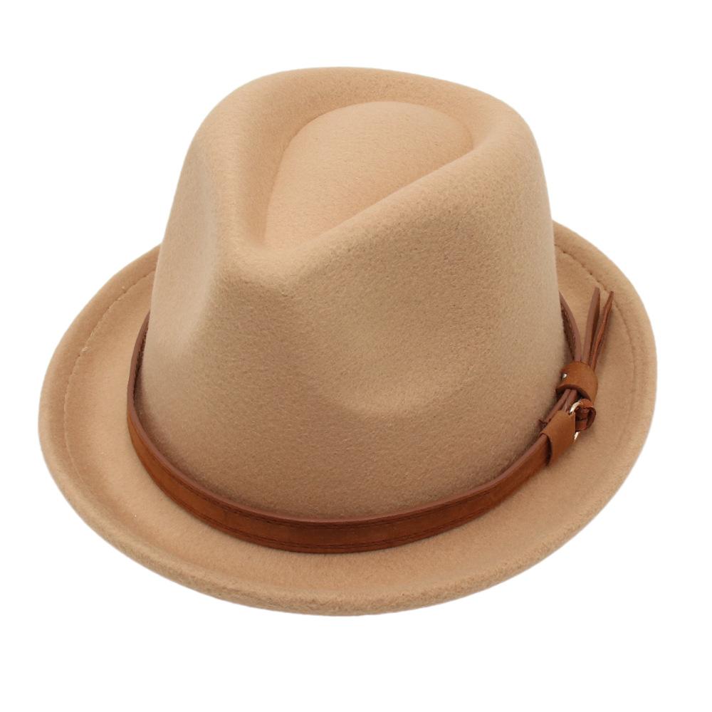 Western Cowboy Hat New Tibetan Ethnic Woolen Jazz Hat Grassland Outdoor Sunshade Top Hat