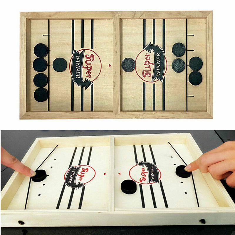 Sling Fast Kids Puck Game Winner Board Games For Family Party Interactive Toy