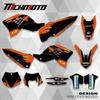 MCHMFG For KTM EXC EXCF 2008 2009 2010 2011 SX SXF 2007 2008 2009 2010 Graphics Background Decals Stickers Number Name