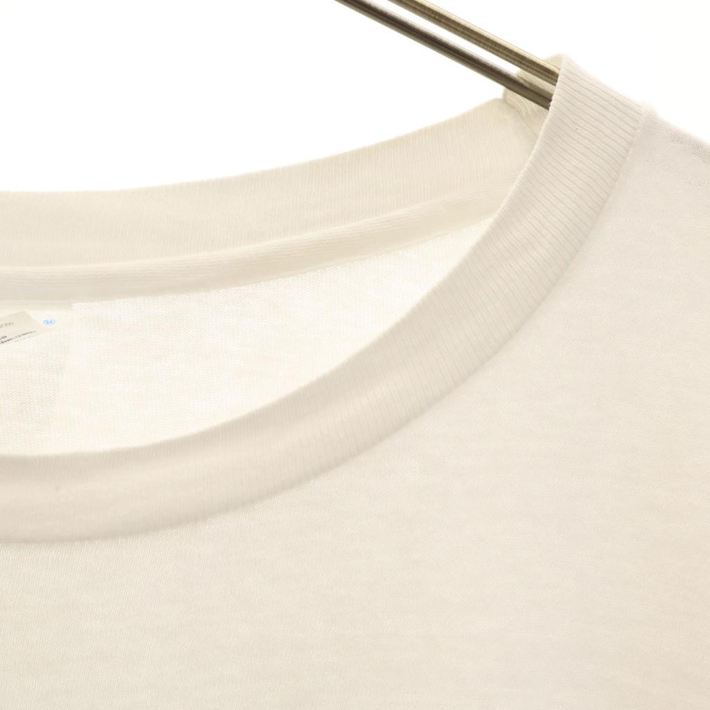 HANES 90s Old Five-quarter Sleeve T-shirt XL Off White Men's Used