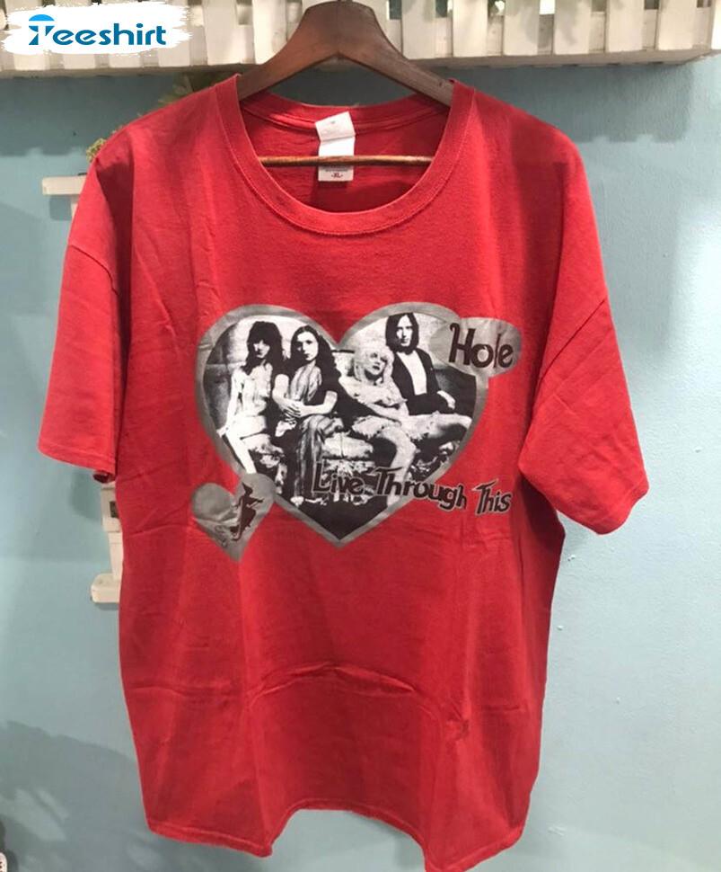 Hole Band Shirt Hole Live Through This Music Band T-shirt S5XL VN4833 XL