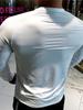 Men's Sportswear Gym T-Shirts Long Sleeve High Elasticity Quick Dry Running Shirts Round Neck Outdoor Sports Top