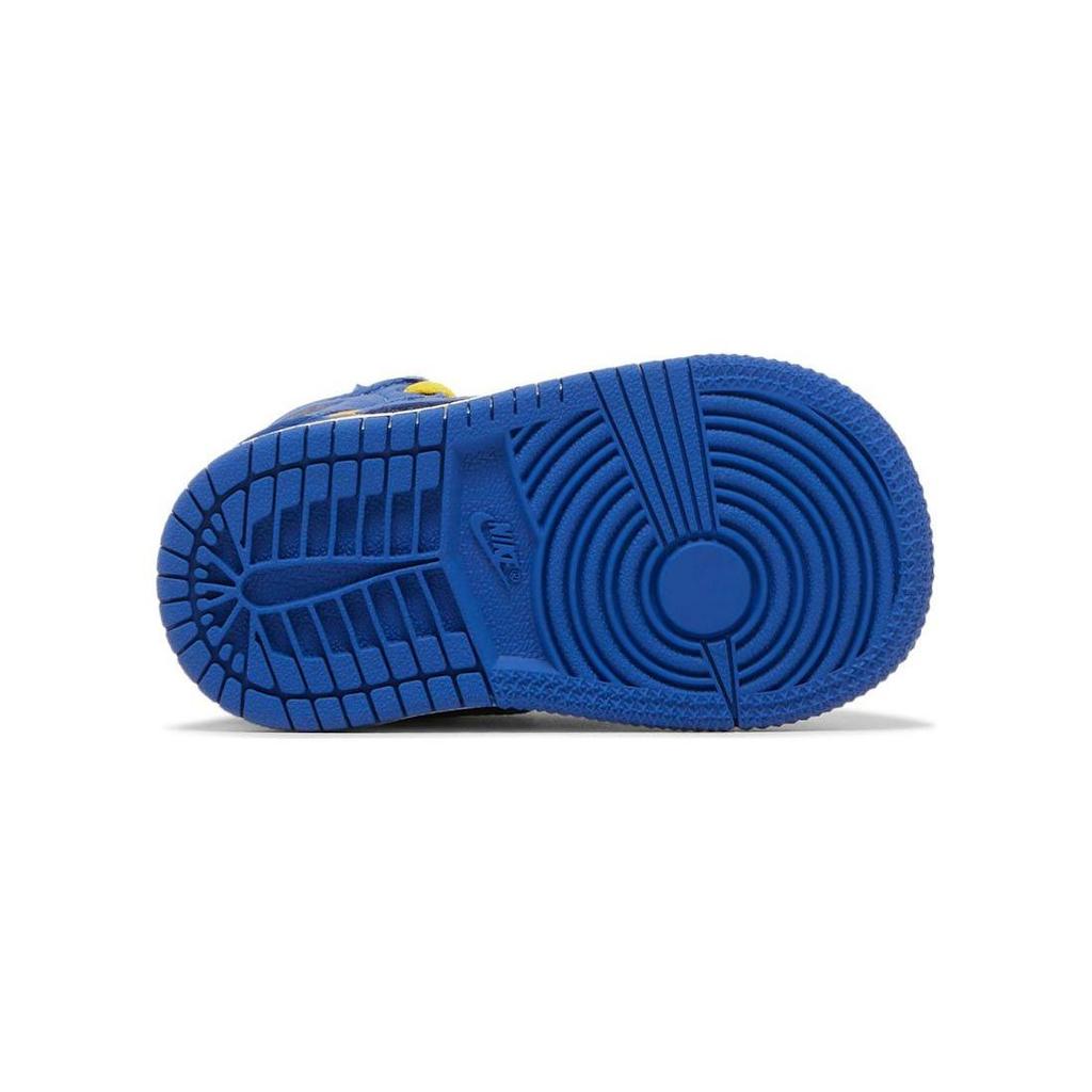 Air Jordan 1 Retro High OG TD Reverse Laney Baby Sneakers Yellow Varsity-Maize Game-Royal FD2598-700