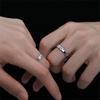 Korean Version of the Design Sense Open Ring Holiday Gift Couple Ring Men and Women Ins Cold Wind Ring