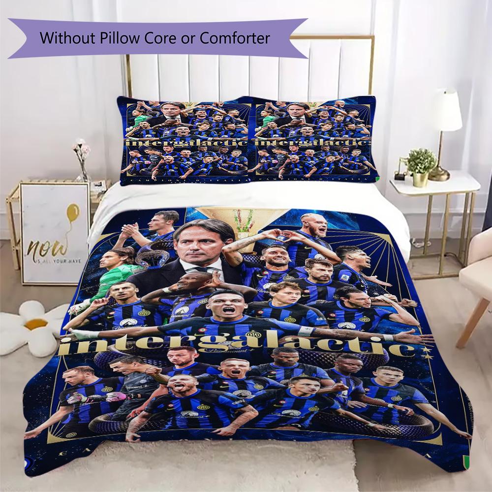 Famous F.C. Internazionale Milano football player Lautaro Martínez Home Decoration Soft Bedding Down Pillowcase Duvet Cover (without core) L10