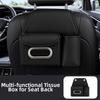 With Cup Holder Rear Seat Storage Bag Portable Car  Tissue Box  Car Interior