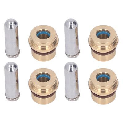 4PCS Joystick Handle Button Head Rubber Sealing Metal Push Rod Button for Sany 60 Excavator