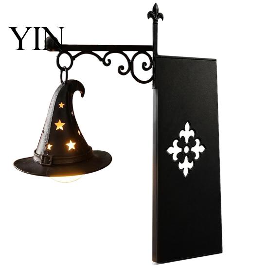 Cozy Reading Nook Lighting Halloween Library Lantern, Gothic Decorative Bookshelf Lamp, Vintage LED Magical Lantern Book Light for Bookworms,