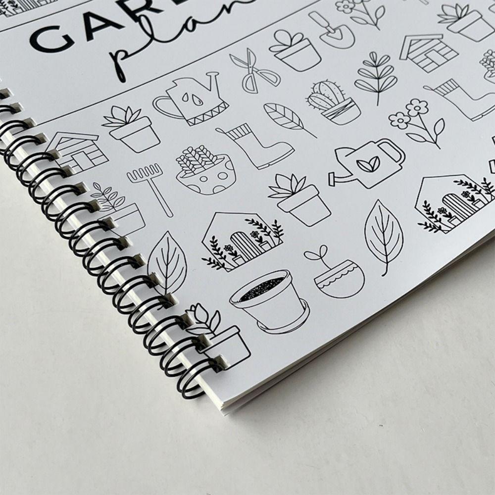 Nordic Garden Log Tracker To Do List Plant Plan Book Universal Garden Planning Book  Indoor