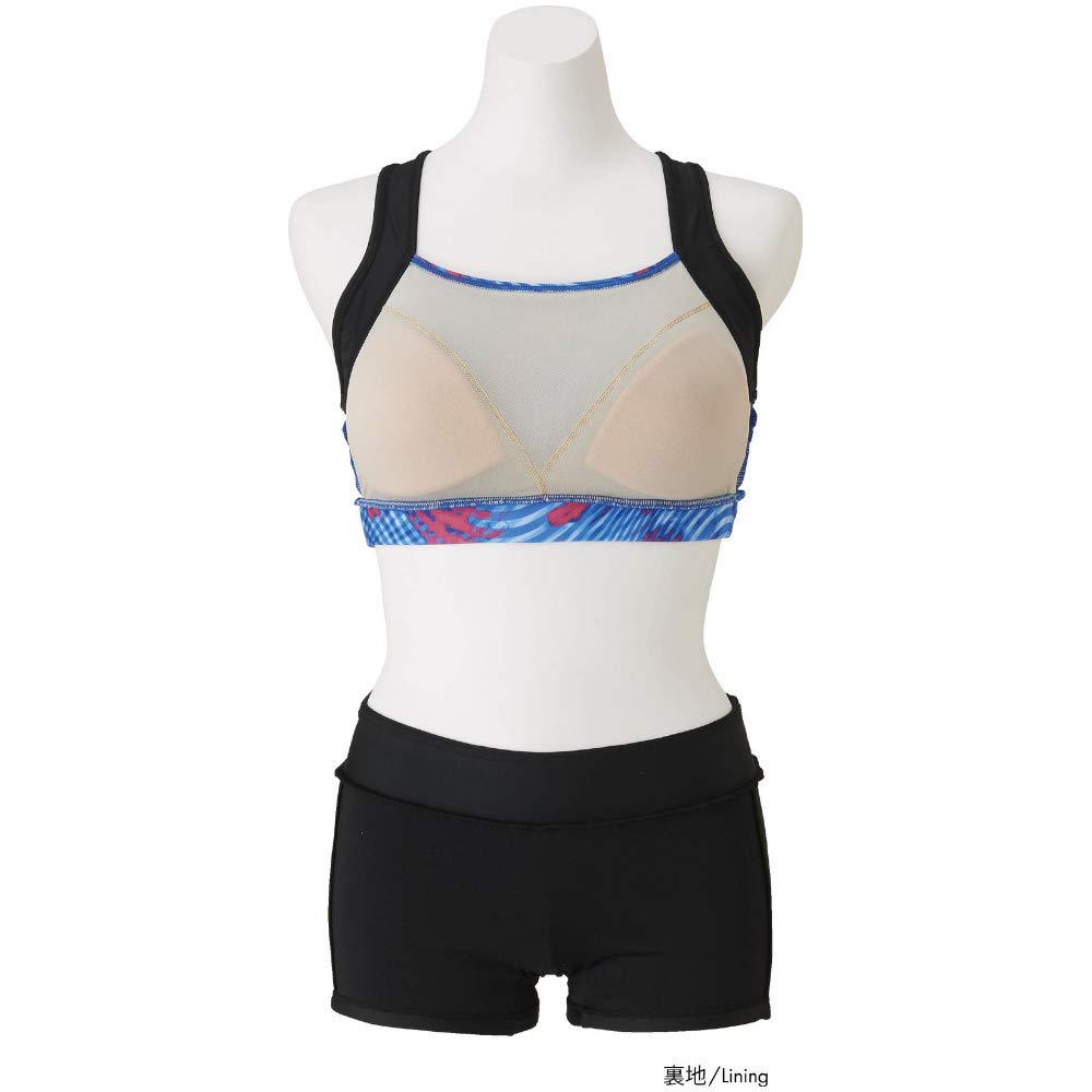 Mizuno Gym Fitness Swimsuit N2JG984914 Navy Women's (T-Shirt Included) Size Small,