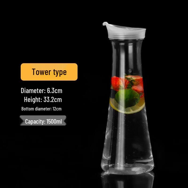 Striped Acrylic Cold Water Pitcher