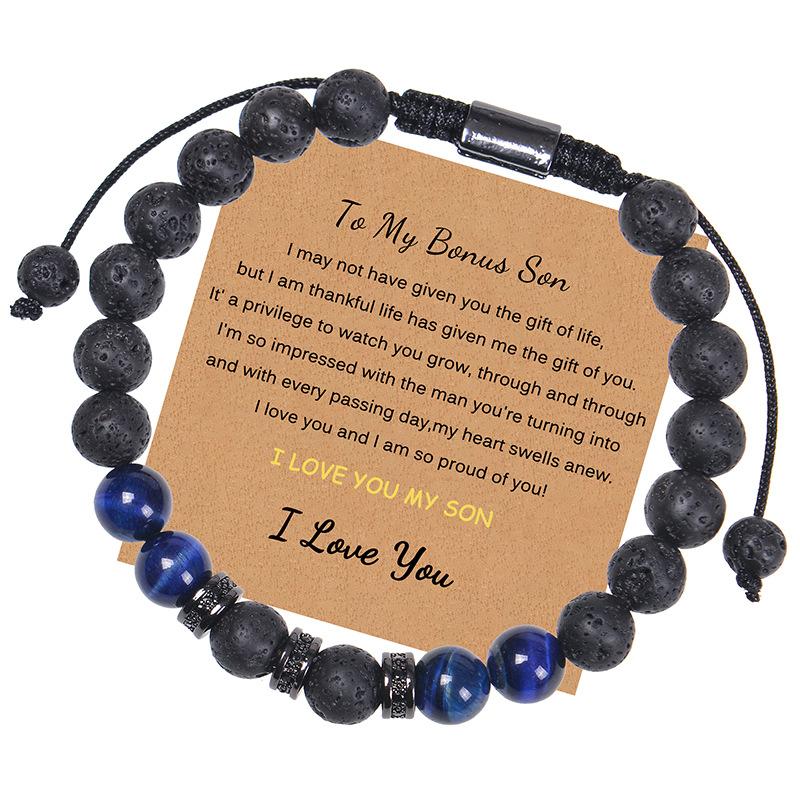 

JYL TS Bracelet Zodiac Punk Style Men s Bold Enhances Personality & Courage To My Bonus Son горный луг