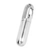 Single Chamber Medicine Case Holder Container Organizer Stainless Steel Small Vial Portable