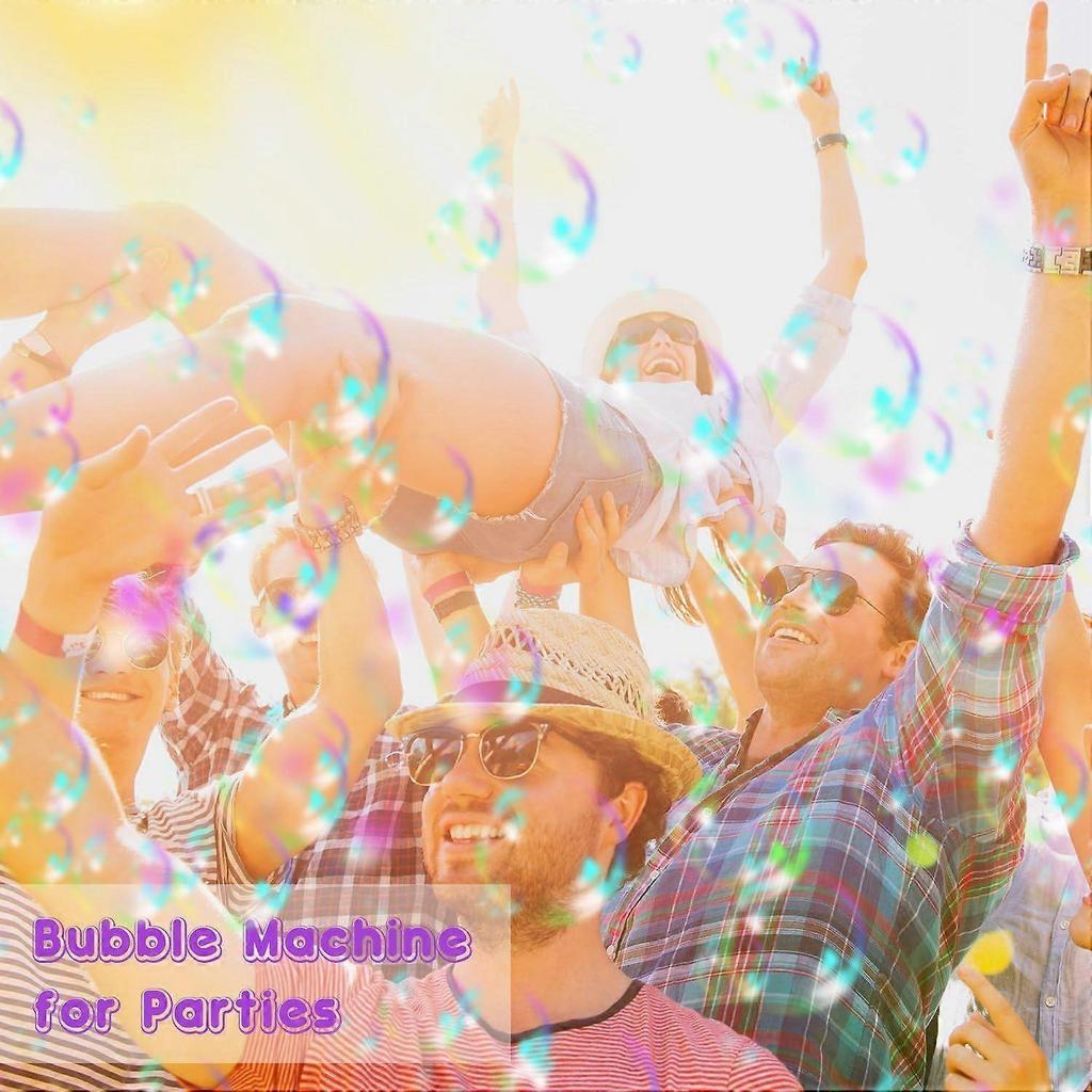 2025 Latest Model Bubble Machine, Wireless Automatic Metal Bubble Machine