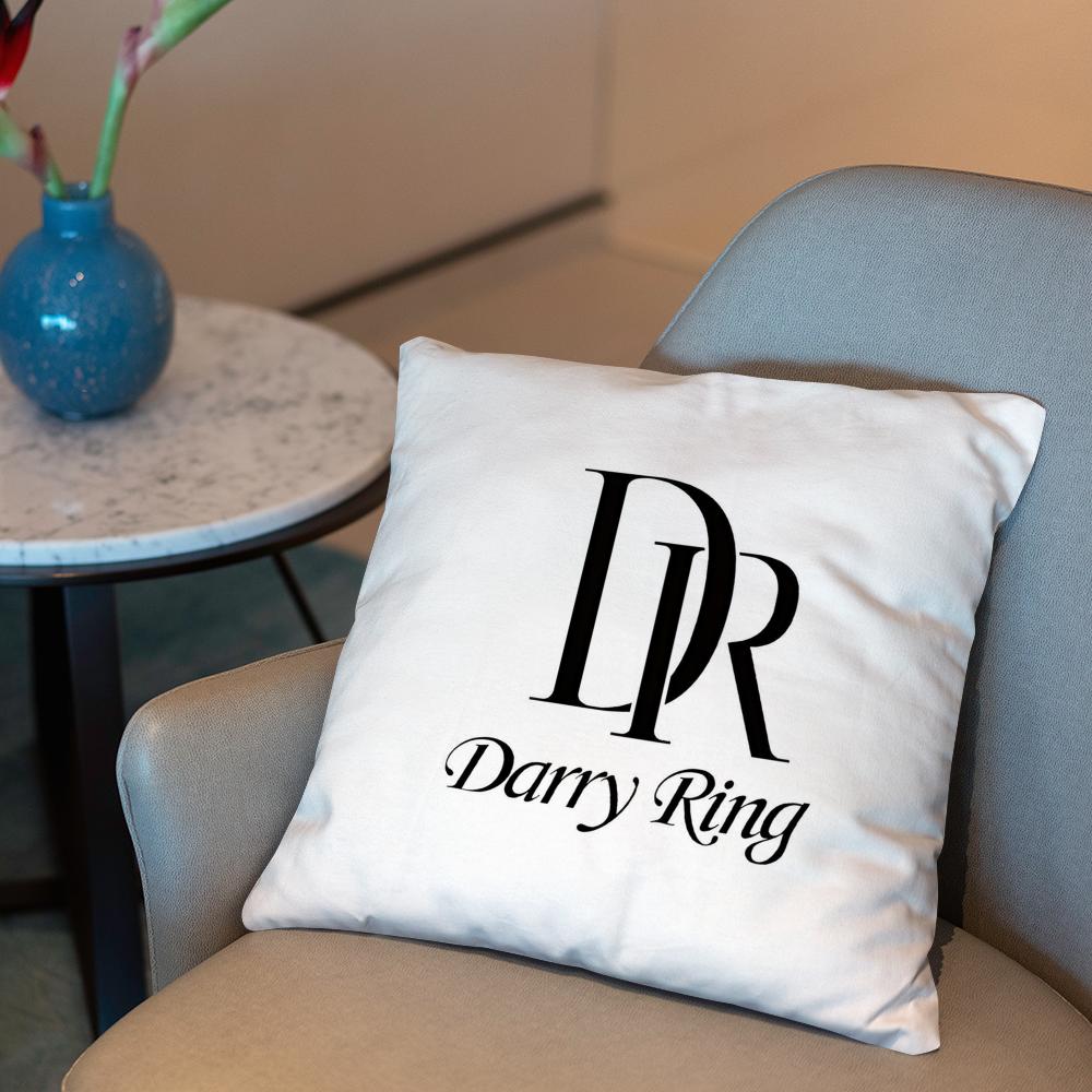 Darry Ring Cushion Cover 2-in-1 Reversible Plush Pillow Cover | Car/Sofa/Bed | Perfect Gift 12x12Inch