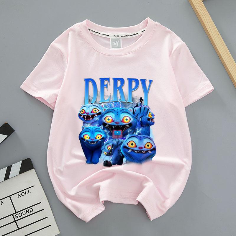 Loose Comfortable Summer Devil Hunter Style Front Back Printed Youthful Fashionable Soft Breathable Women's T-shirt