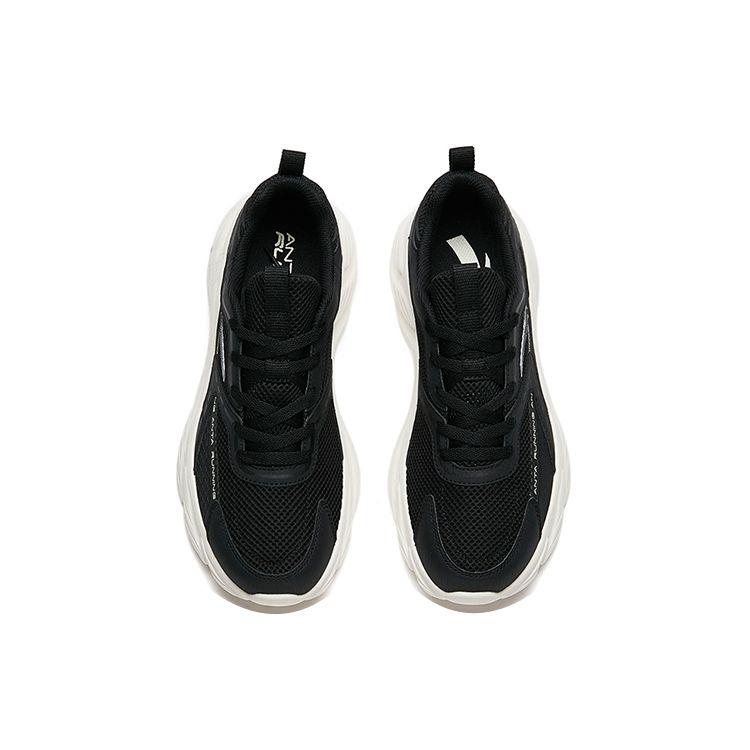 Anta Antiskid Durable Low-Top Running Shoes Men Sneakers Black 112225573-3
