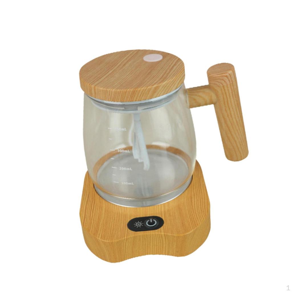 Auto Stirring Mug Drinks Stirrer Cup with Warmer Coaster 13.5oz High Speed Electric Mixer for