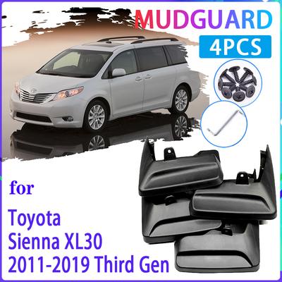 Auto Schmutzfänger für Toyota Sienna XL30 2011~ 2012 2013 2014 2015 2016 Kotflügel Spritzschutz Kotflügel Schmutzfänger Auto