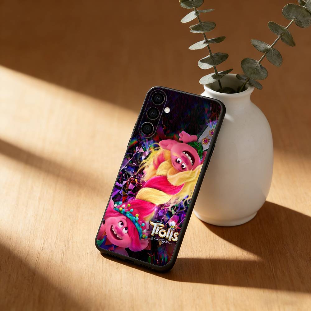 Cartoon T-Trolls Band T-Together  Phone Case For Samsung GalaxyA13,21s,22,31,32,52,53,71,72,73,Soft Black Cover Samsung a30 a20
