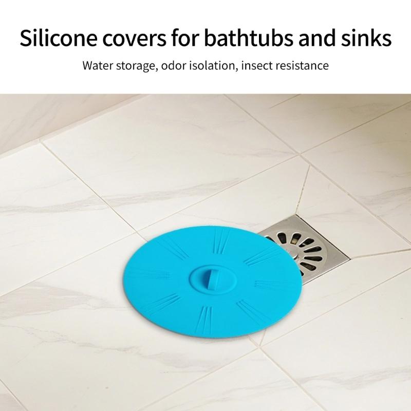 High Quality Silicone Water Stopper 15cm Drain Seal Anti Backflow Leakage Bathroom Kitchen Sink Protector Durable Design