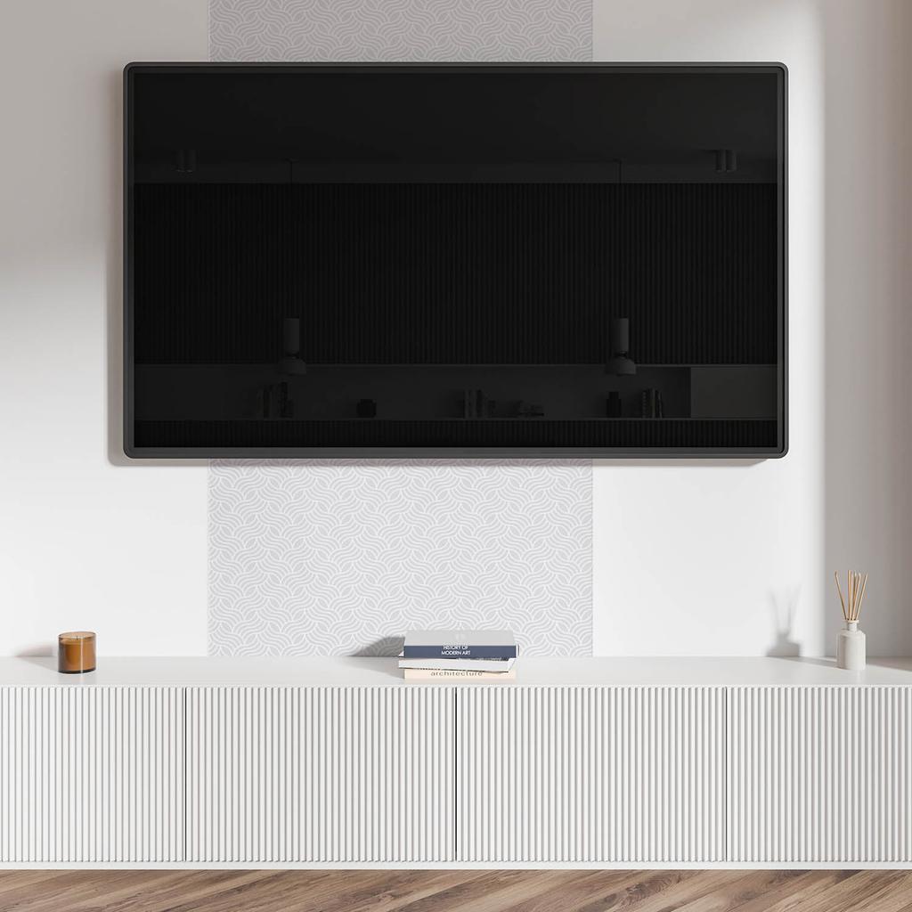 Samoprzylepne Kafelki Winylowe Z Nadrukiem Fale W Harmonijnym Układzie 10X40X20 Cm