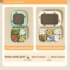Portable Travel Storage Box Travel Week Medicine Box Transparent Sealed Moisture Proof Plastic Travel Medicine Storage 4/6 Grids