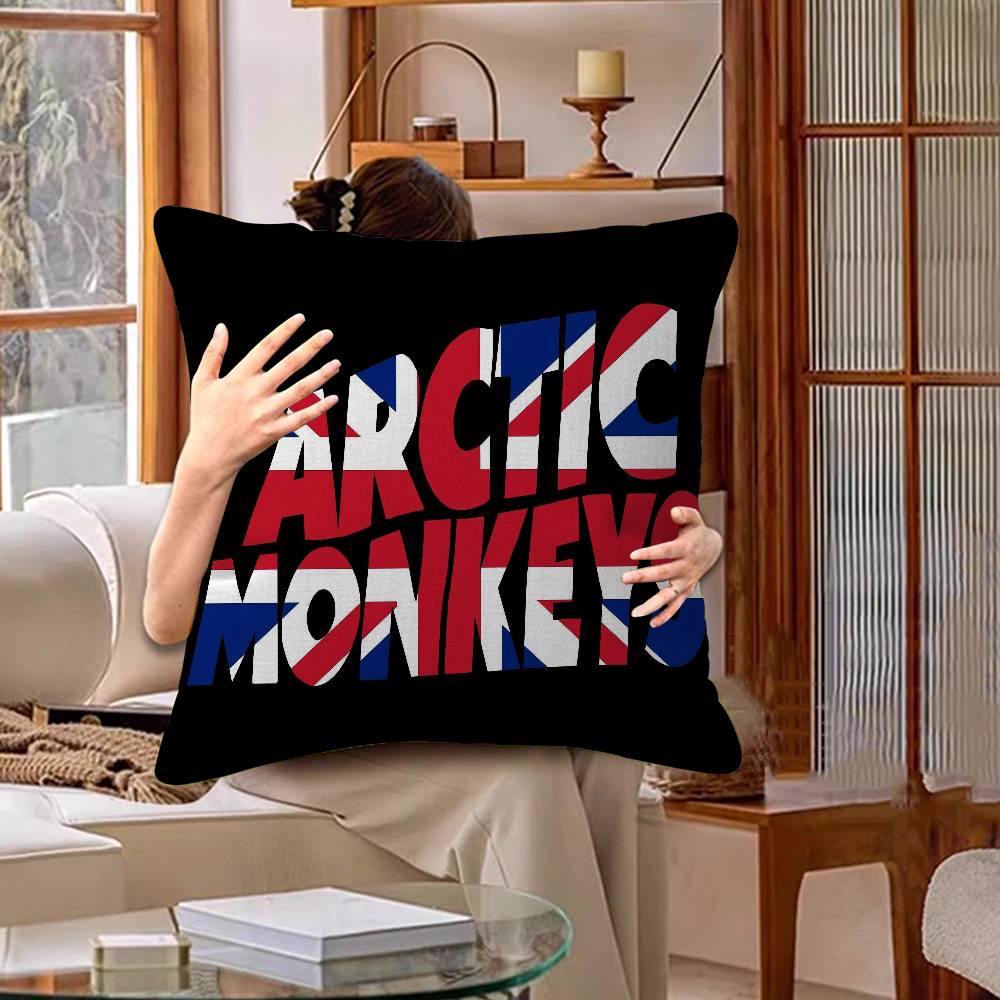A-Arctic M-Monkeys Band Singer Retro Pillow Cushion Cover Pillowcase Living Room Sofa Home Decor Customized