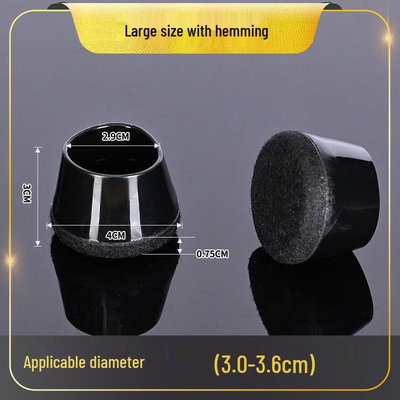 Thickened Silent Felt Silicone Chair Leg Covers - Furniture Foot Protectors