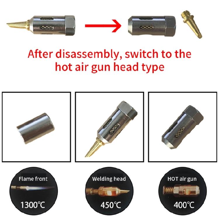 Pen Type Gas Soldering Iron Tool Instantly Flame Heat Up 1300℃ Feature Ideal for Emergency Fixes Field Repairs Tool