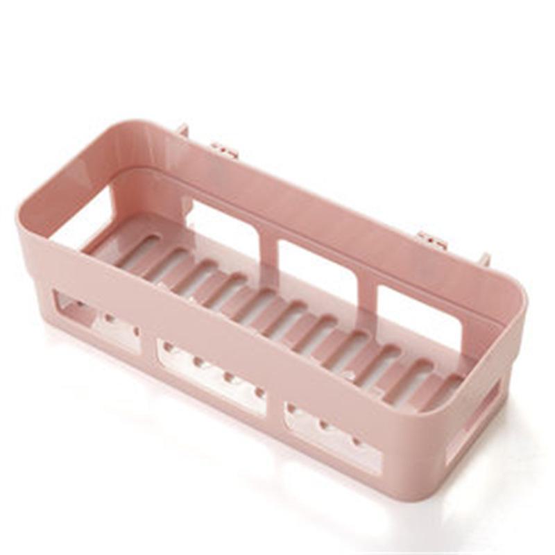 Настенная полка для хранения туалетных принадлежностей для ванной комнаты - органайзер для туалетных принадлежностей без перфорации